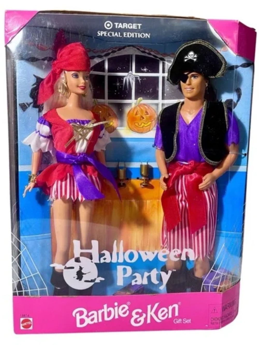 VINTAGE  Barbie & Ken Dolls 1998 Special Edition Halloween Gift Set - NIB